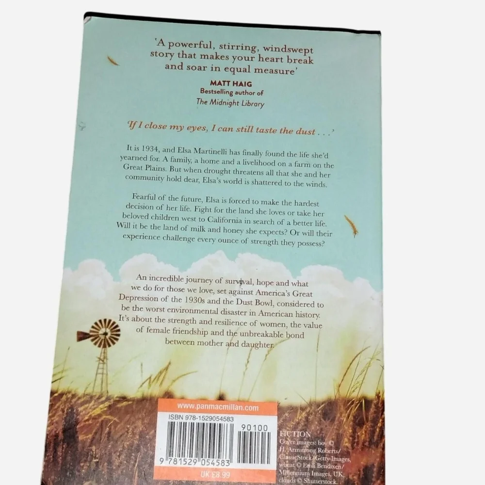Paperback copy of The Four Winds by Kristin Hannah